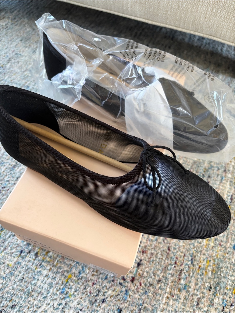 Loeffler Randall Black Mesh Landon Flats 9